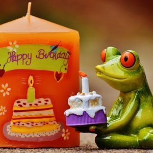 誕生日ケーキのプレゼント